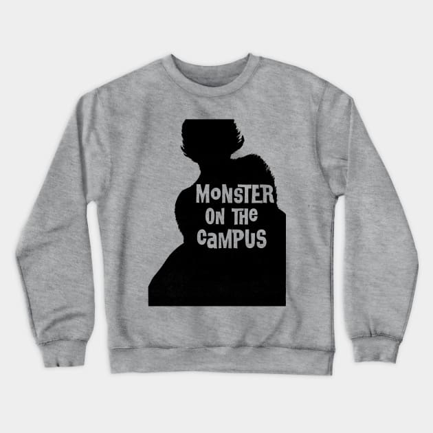 Monster on the campus Crewneck Sweatshirt by LordDanix